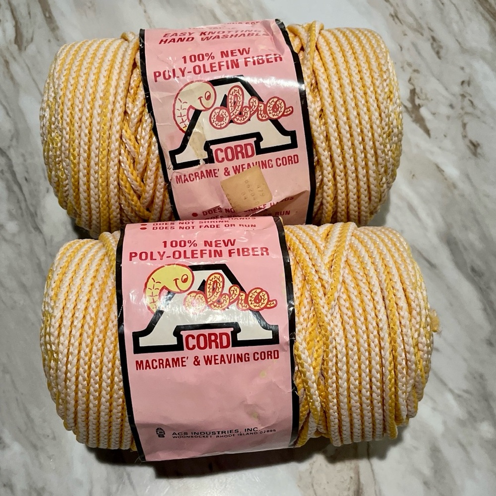Macrame Poly-Olefin Fiber 6mm Cord 200 Yards